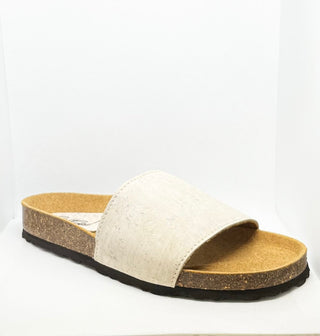 Audrey Cork Slide – Off White